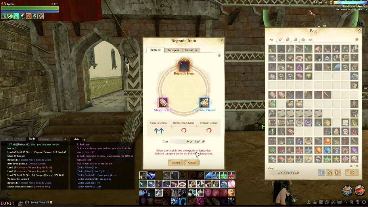 ArcheAge - Regrading Secrets #2: RNG Comes In Waves