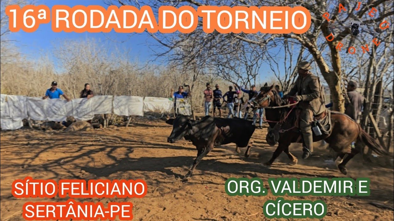(DRONE)16&ordf; RODADA DO TORNEIO P&Eacute; DE PORTEIRA S&Iacute;TIO FELICIANO SERT&Acirc;NIA-PE ORG. VALDEMIR E C&Iacute;CERO 