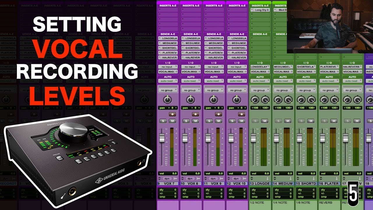 How To Set Levels For Recording Vocals
