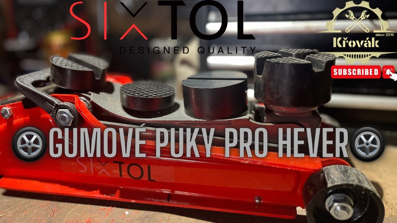 Sixtol - gumové pody pro zvedák nebo hever TOP