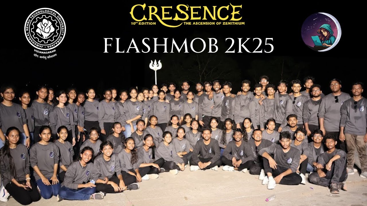 CreSencE 2K25 FlashMob | Dept of CSE | JNTU Gurajada | Vizianagaram | The Ascension of Zenithium