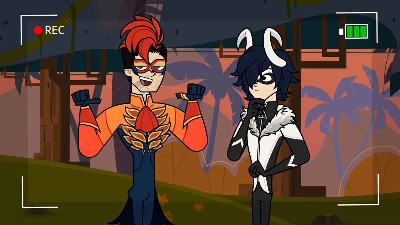 My Disventure Camp Double Greeting Tom as Rooster Bold and Jake as Caprikid @OddNationCartoons 