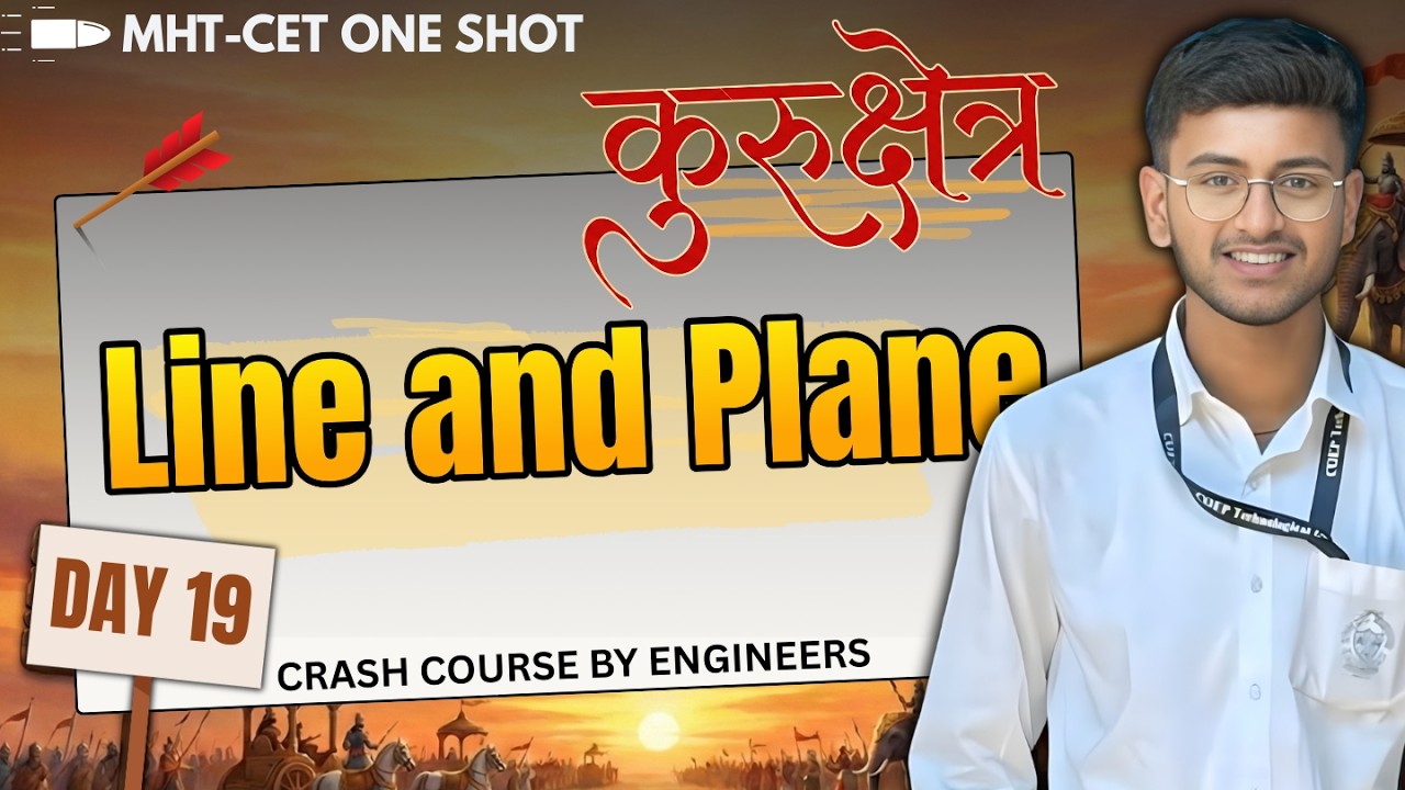 Line and Plane- ONE SHOT + 2025 PYQs | Crash Course | IMP Questions | Kurukshetra Crash Course 🔥
