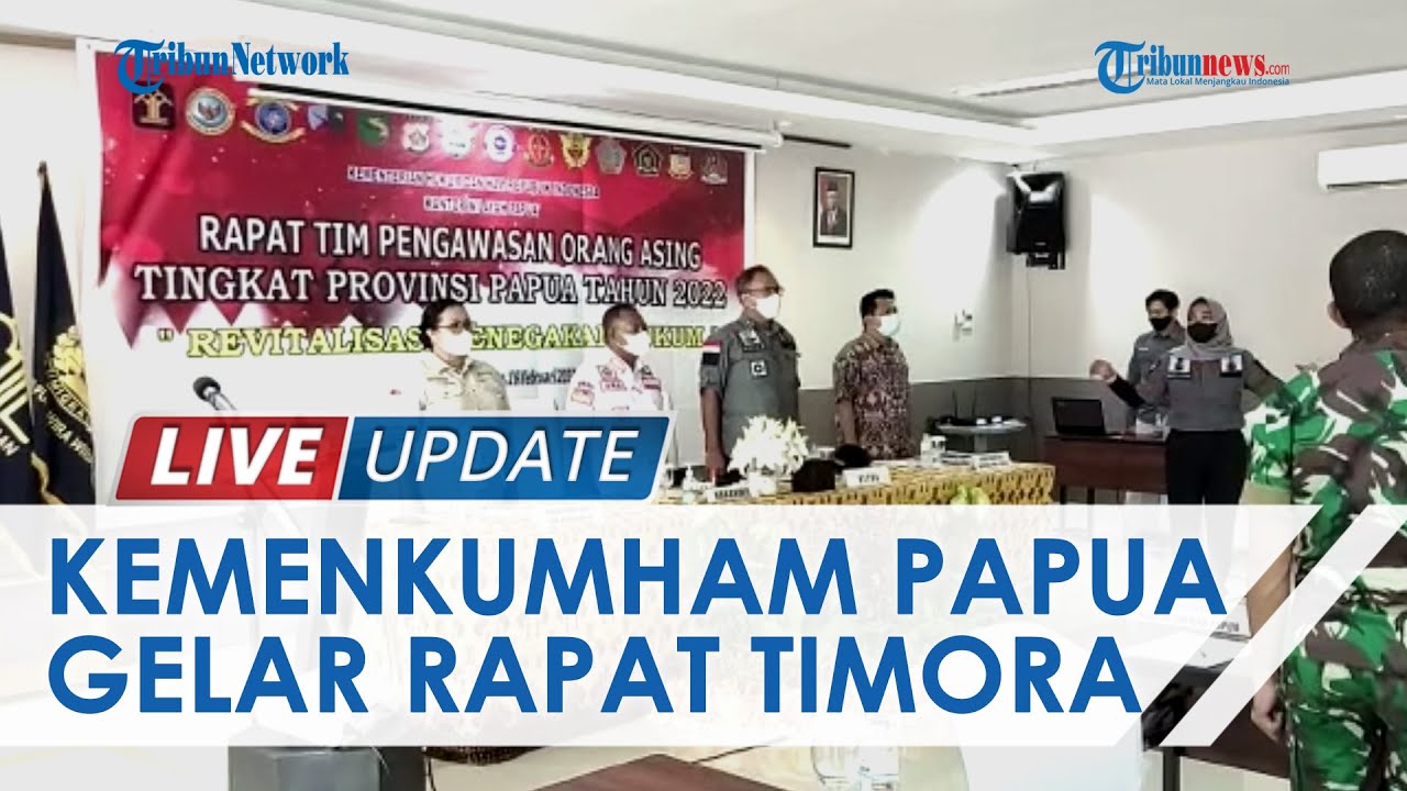 Kemenkumham Kanwil Papua Gelar Rapat Timpora, Perketat Pengawasan Orang Asing di Tanah Papua