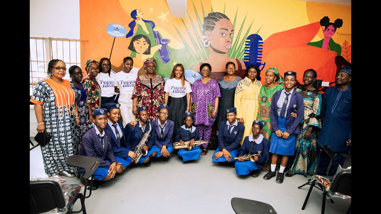 FEMME AFRICA & PLATOON  UNVEIL REFURBISHED MUSIC ROOM AT QUEENS COLLEGE, LAGOS