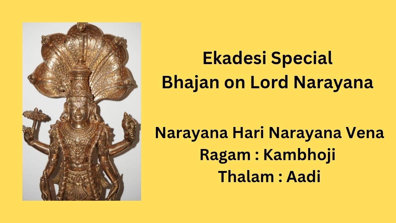 Narayana Hari Narayana Vena | Ekadashi Special Vishnu Bhajan | Easy Devotional Song Tutorial