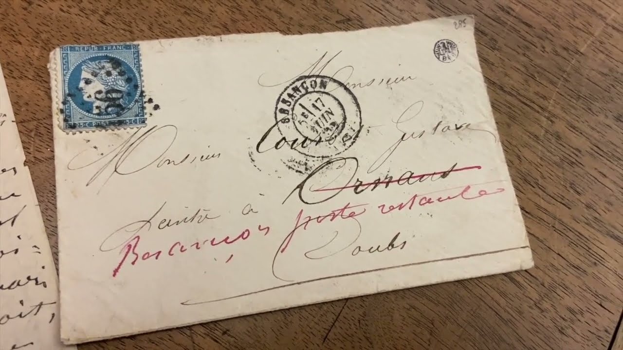 La correspondance &eacute;rotique de Gustave Courbet refait surface dans une grenier de Besan&ccedil;on