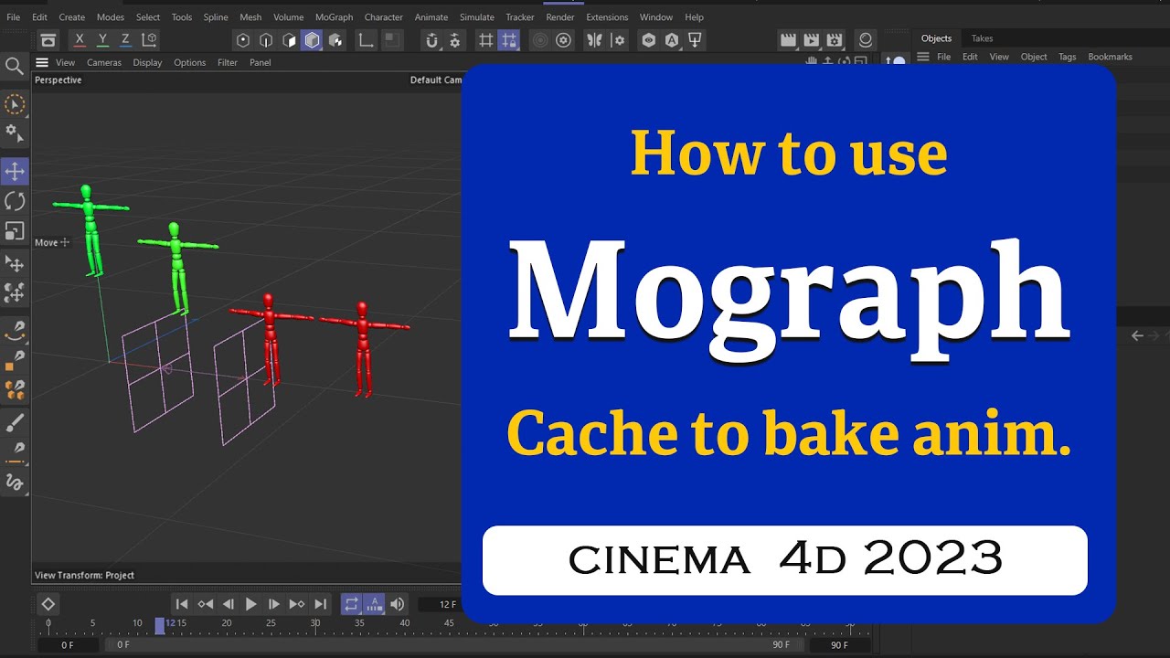 How to bake cloner animation with Mograph Cache tag in Cinema 4D 2023 @MaxonVFX ​