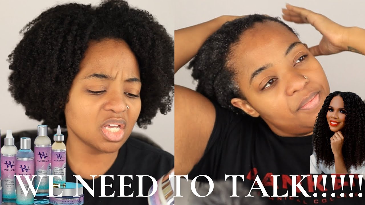 Chile, I Tried WATCH & SEA BEAUTY On My Type 4 Natural Hair!!!! | Biotin Infused Hair Care?!! OK!!!