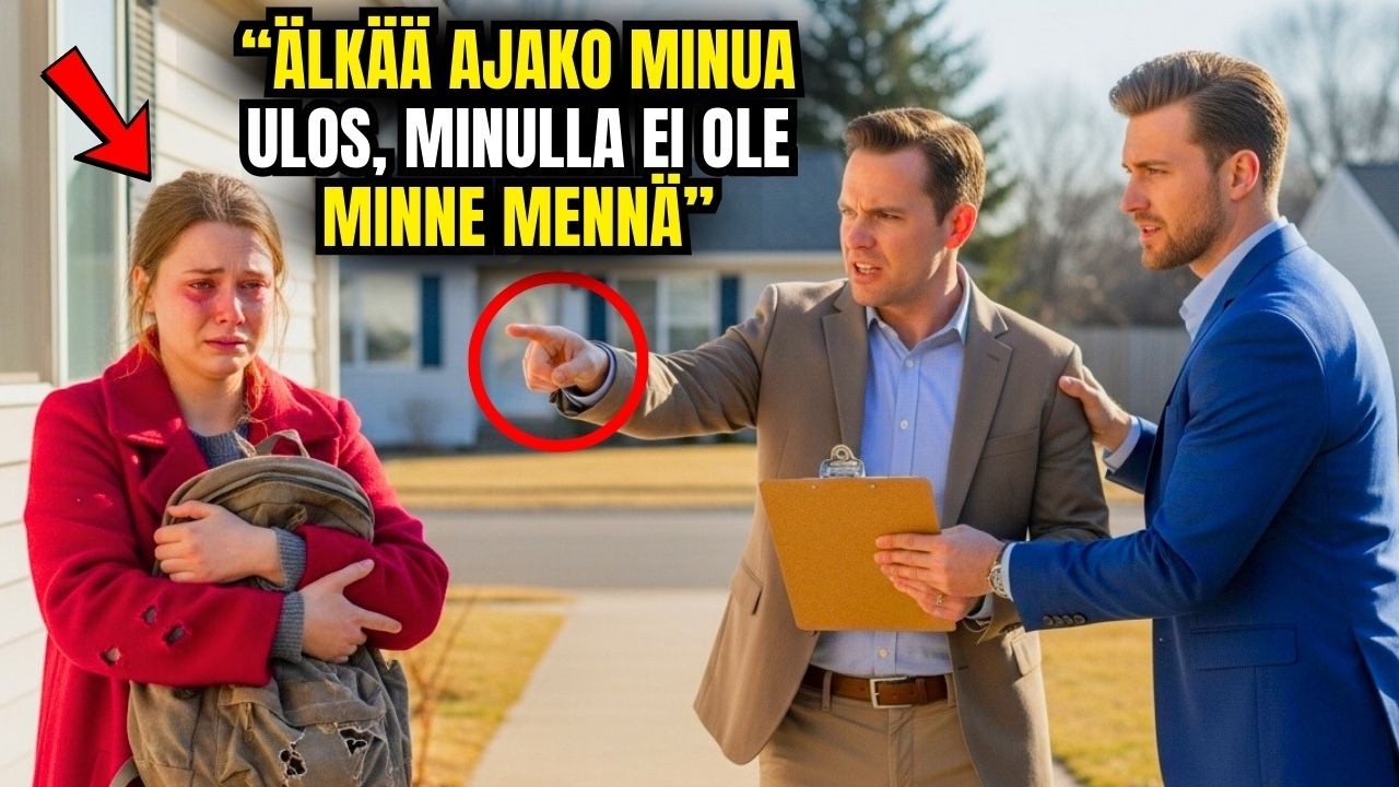 KÖYHÄ NAINEN AJEETTIIN ULOS JA NÖYRYYTETTIIN KIINTEISTÖNVÄLITTÄJÄN TOIMESTA, KUN MILJONÄÄRI SAAPUI..