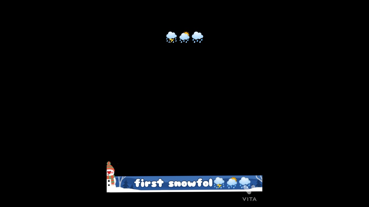 first snowfall in my village🌦⛈️🌧