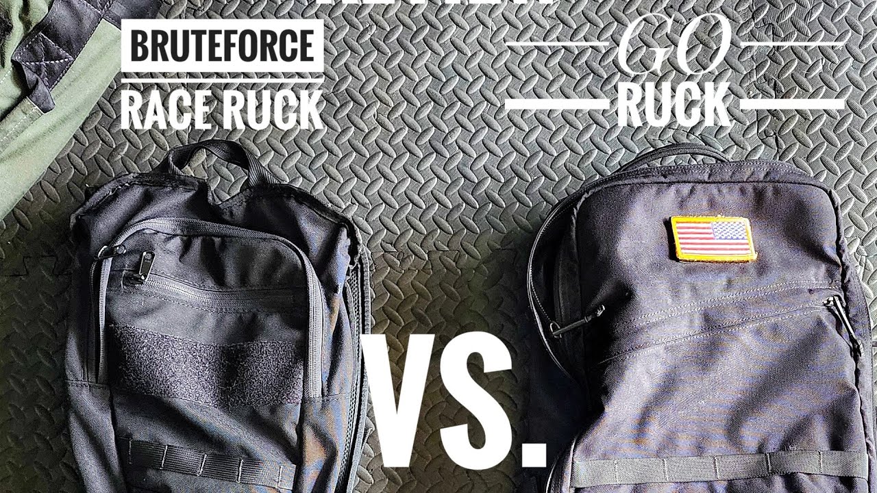 ‎@BruteForce  vs ‎@GORUCK  who wins? Check out this side-by-side! #fitness #ruck #athlete
