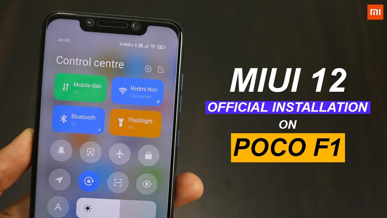 MIUI 12 Official Installation On Poco F1 Without Unlocking Bootloader