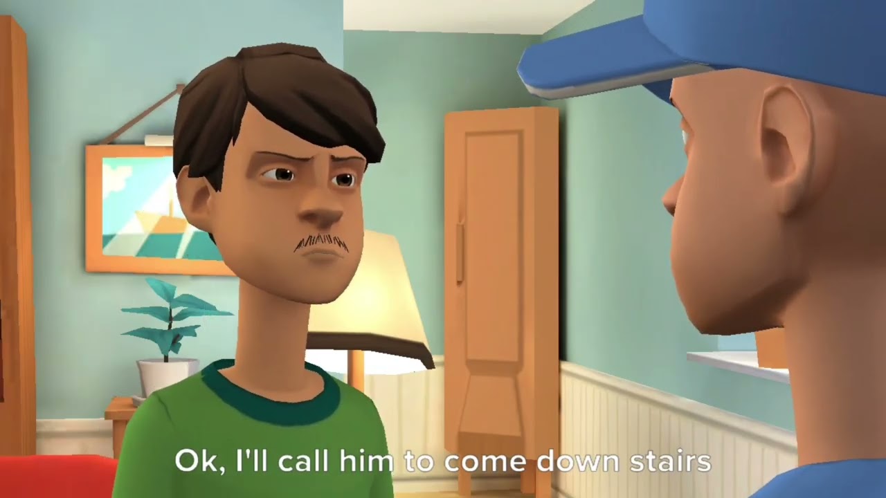 Classic caillou burns his dads phone/grounded