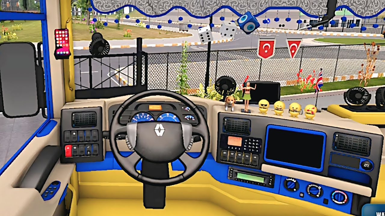 Realistic Rnut Super 6x4 Interior color With All Accessories |Truck SimulatorUltimate - Gameplay