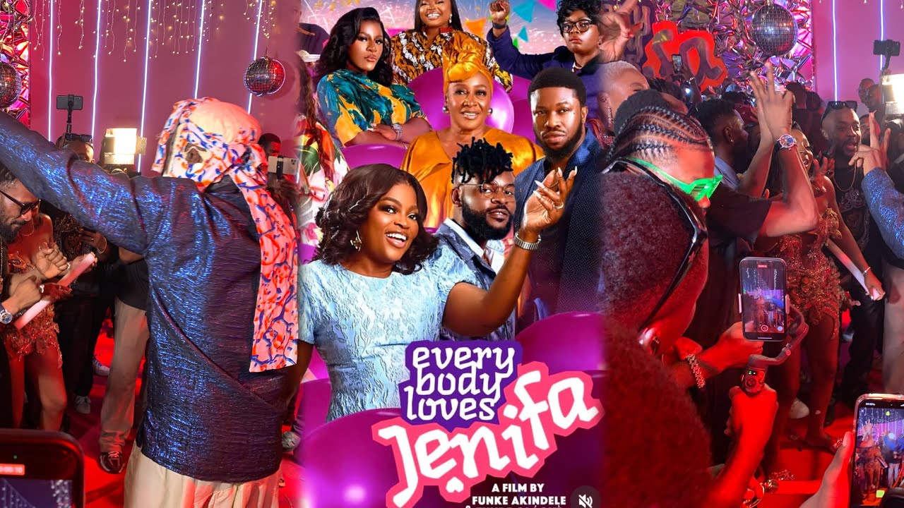 LAGBAJA ROCK WITH WOLI AGBA, LAYI WASABI OTHERS AT EVERYBODY LOVES JENIFA PREMIERE.