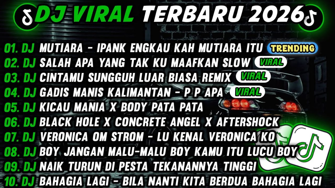 DJ TIKTOK TERBARU 2026🎵 DJ MUTIARA - IPANK ENGKAU KAH MUTIARA ITU 🎵DJ SALAH APA YANG TAK KU MAAFKAN 