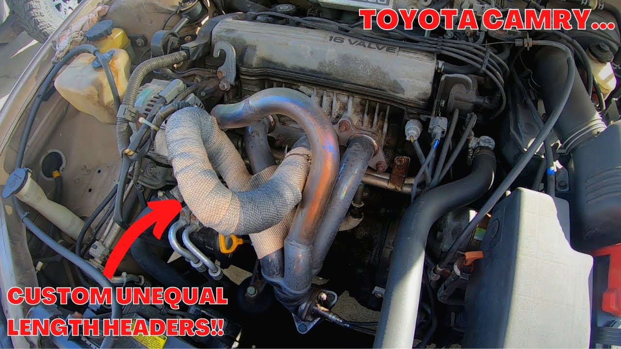 Custom Unequal length headers | 1996 Toyota Camry