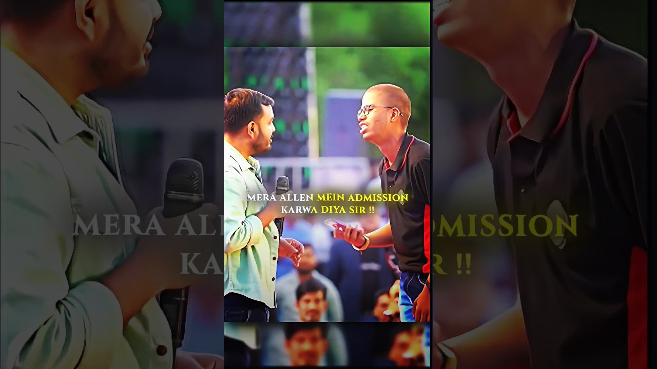 Got into Allen 🤯 !! | Ft. Alakh Sir | #physicswallah #alakhsir #shorts