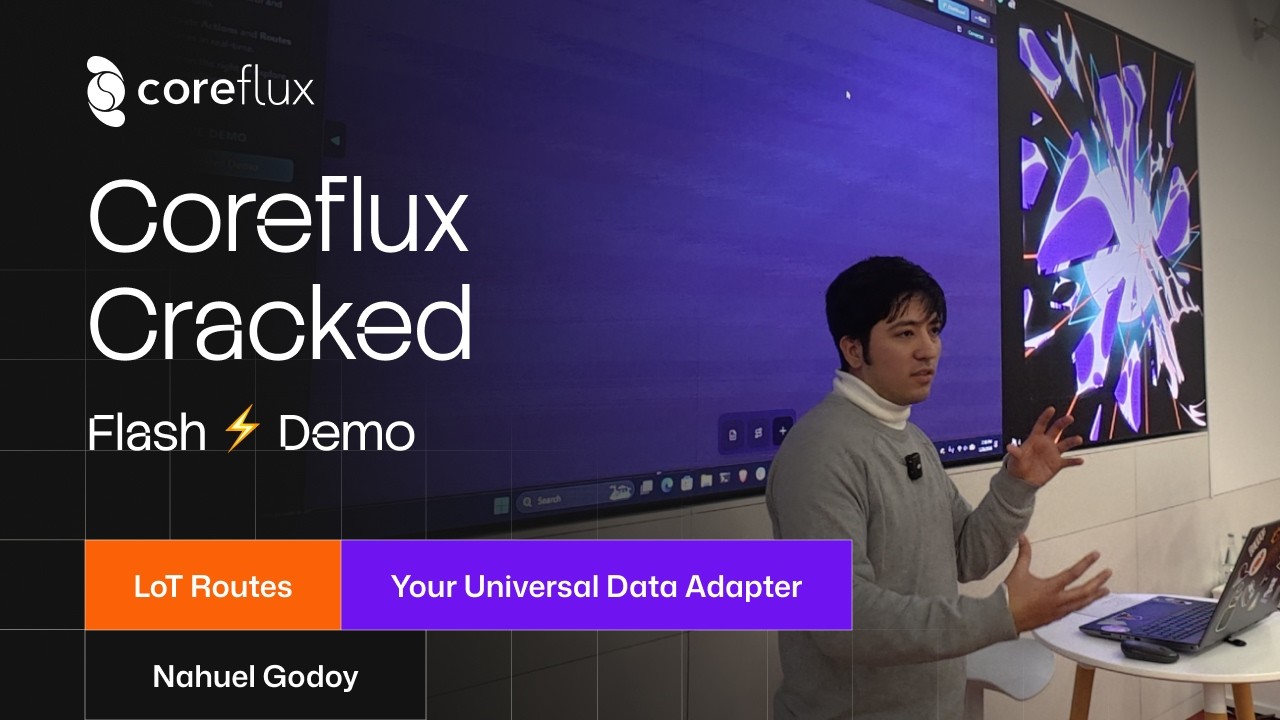 LoT Routes: Your Universal Data Adapter | Coreflux Flash ⚡ Demo
