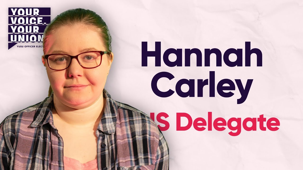 Hannah Carley for NUS Delegate | 60 Second Manifestos | Elections 2023