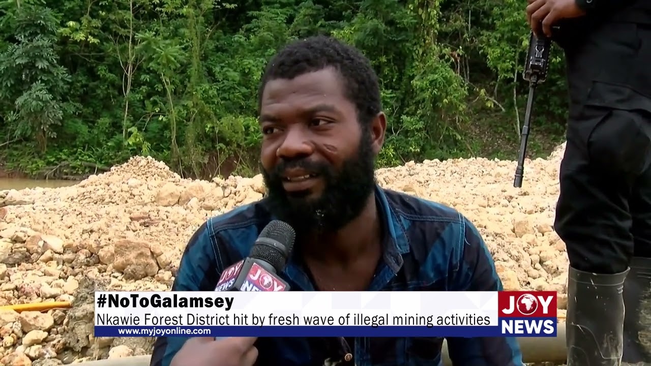 #NoToGalamsey: Nkawie Forest District hit by fresh wave of illegal mining activities