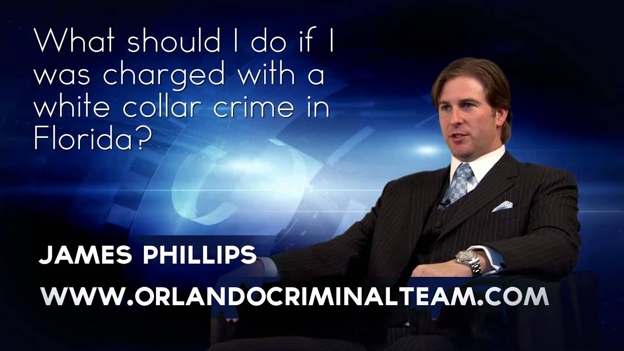 What should I do if I was charged with a white collar crime in Florida?