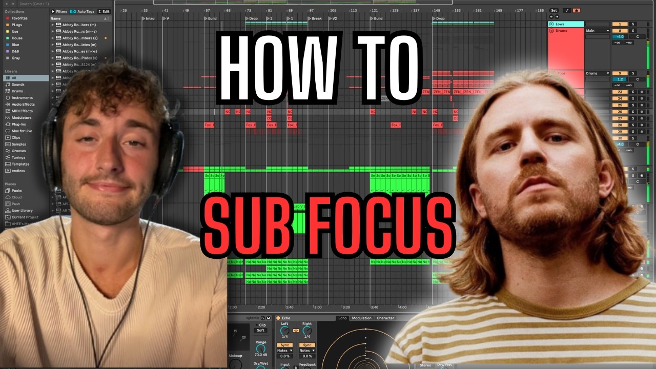 How to make Dancefloor DNB like SUB FOCUS (Free Project)
