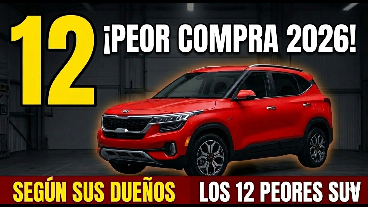Los 12 SUV más problemáticos de 2025: evita comprarlos