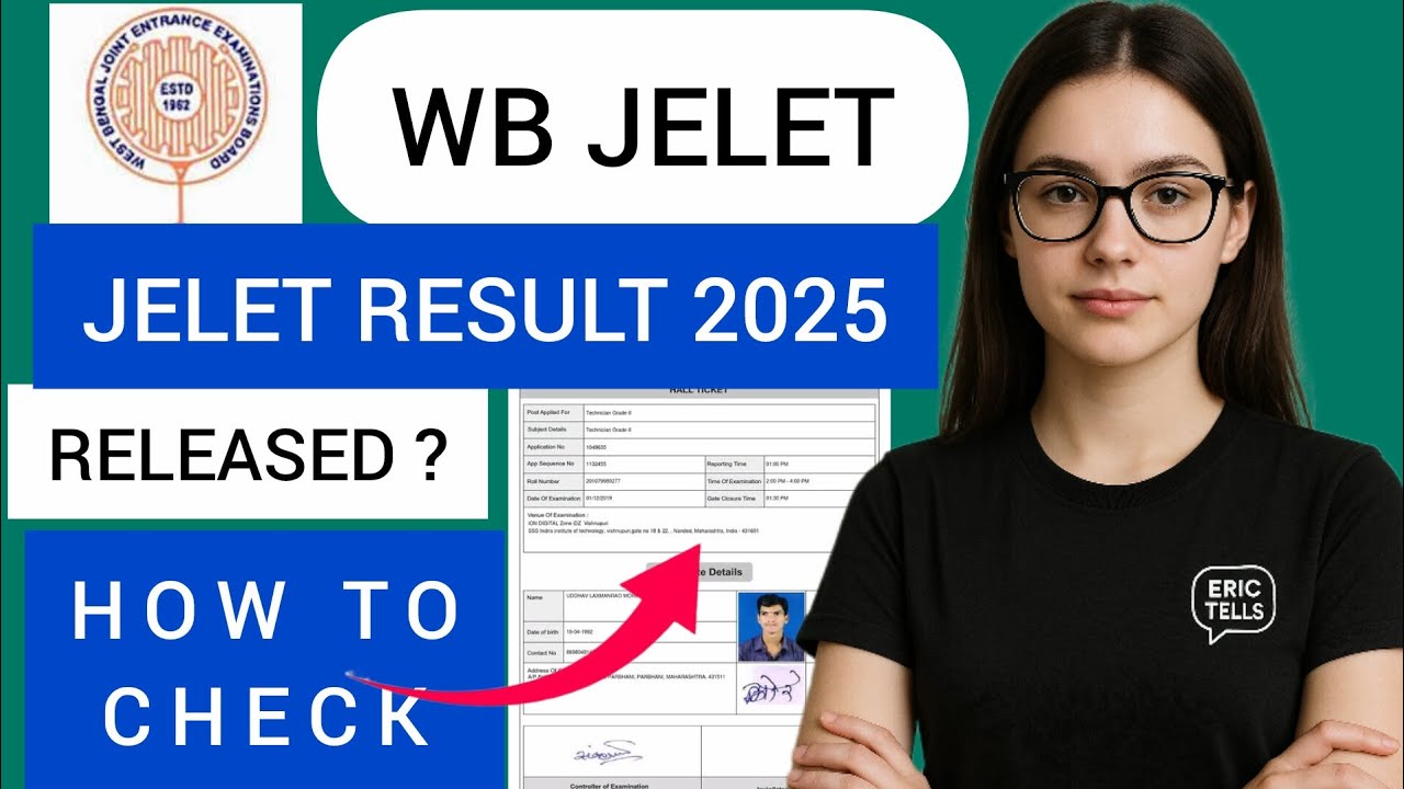 wb jelet result 2025 | wbjeeb jelet exam result 2025