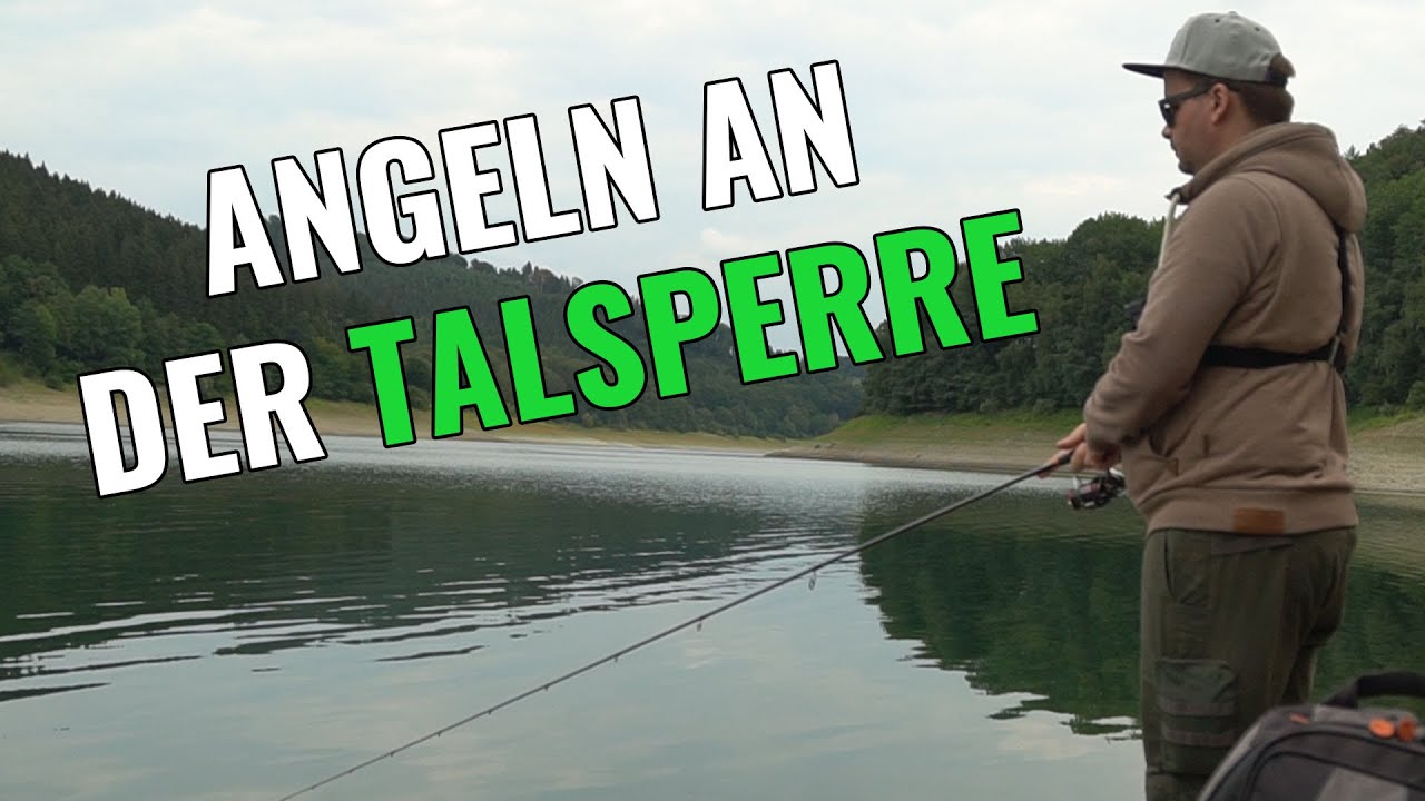 Angeln an der Talsperre im Sauerland || Pantoffel angelt