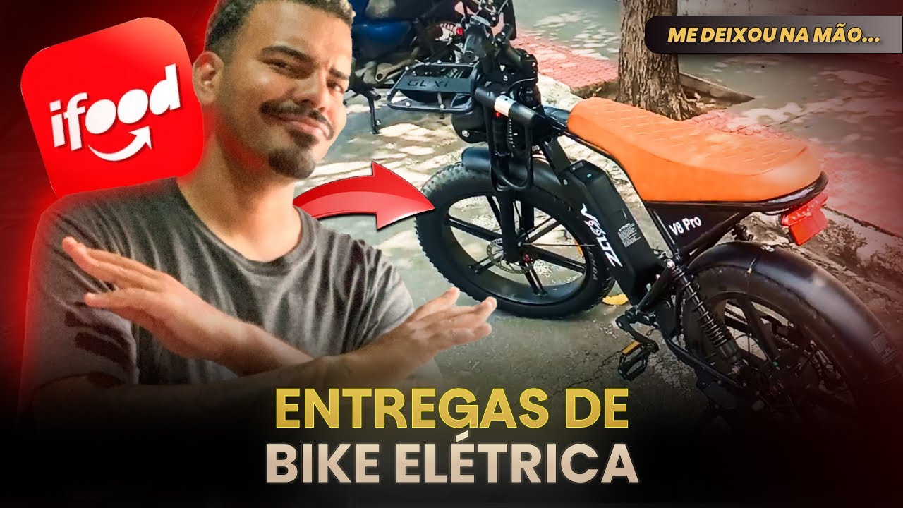 ENTREGAS de BIKE ELÉTRICA ⚡(fiquei na mão👎😠)