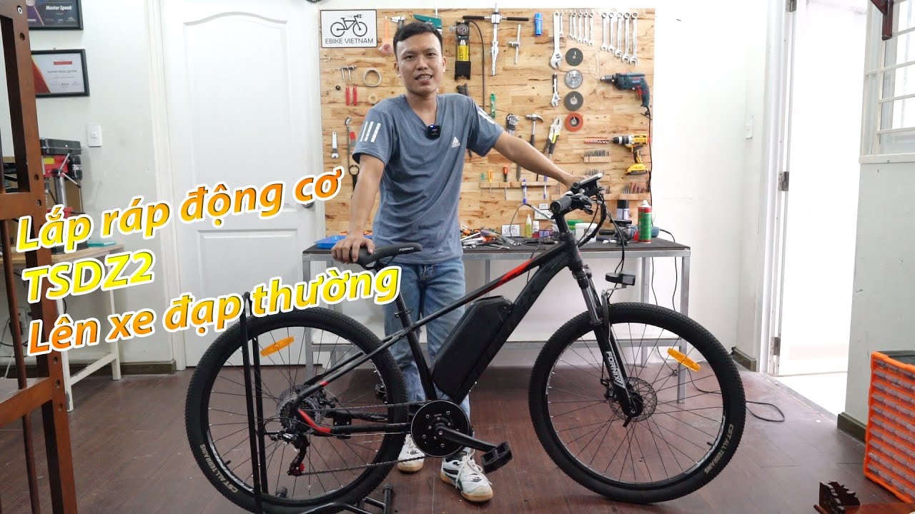 Hướng Dẫn Lắp Đặt Chi Tiết Tongsheng TSDZ2 500W - Ebike VietNam How To Install Tongsheng TSDZ2 500W