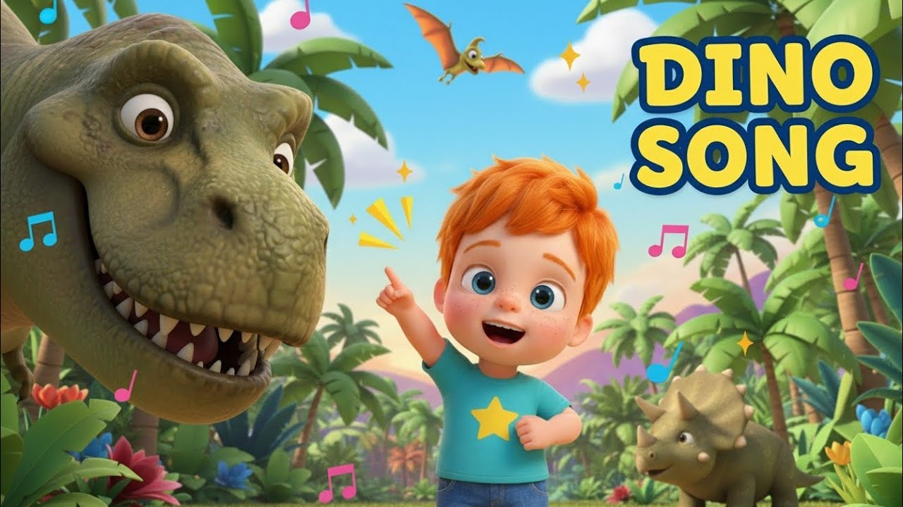 Dino Song for Kids | Dinosaur Song (Toddlers & Babies)