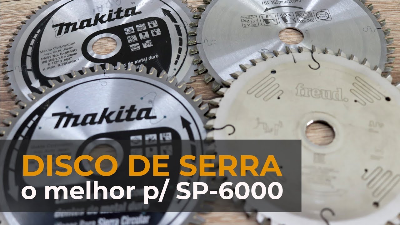 O Melhor Disco de Serra que Corta MDF e Alumínio p/ SP6000 - Disco B 19691