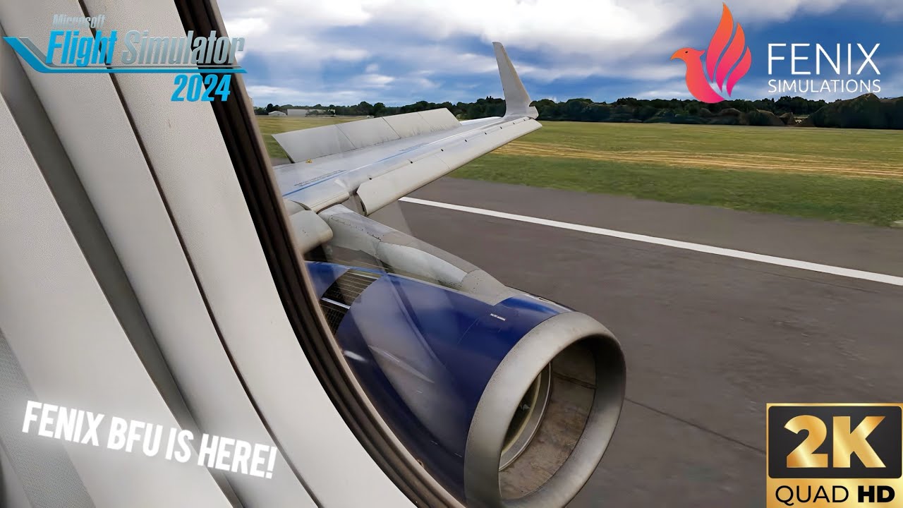 FS2024 | The Fenix BFU is amazing! Smooth BA Landing in Dublin | #aviation #msfs2024 #fenixa320