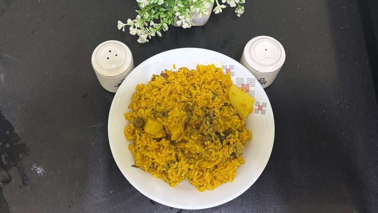 Fresh Green Chickpea Masala Rice Recipe | Protein Rich & Flavorful Rice Dish ✨| Cooking Vlog Ep 206