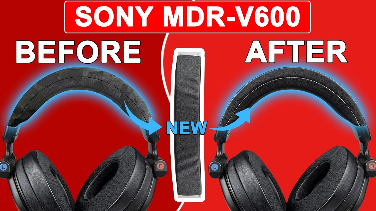 SOULWIT® | How to Replace Sony MDR-V600/Z600/V900/V900HD/7509HD Headband | Repair Parts Kit