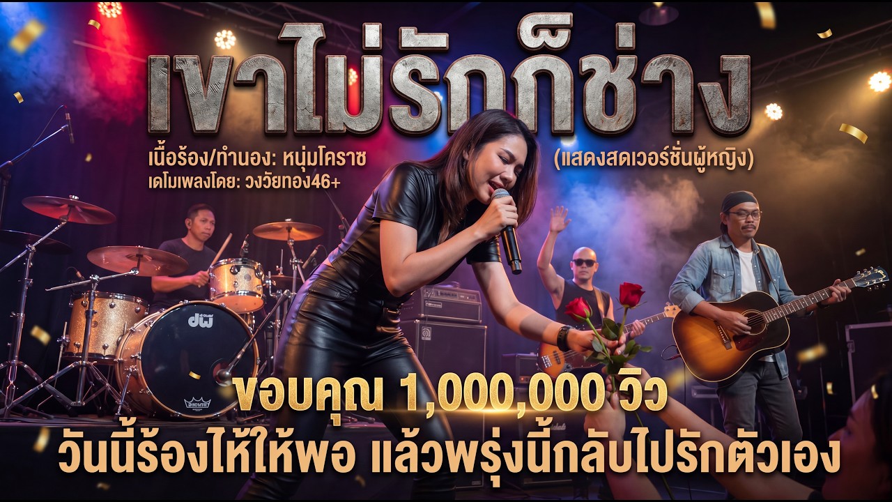 เขาไม่รักก็ช่าง - แสดงสดเวอร์ชั่นผู้หญิง [Official Audio]