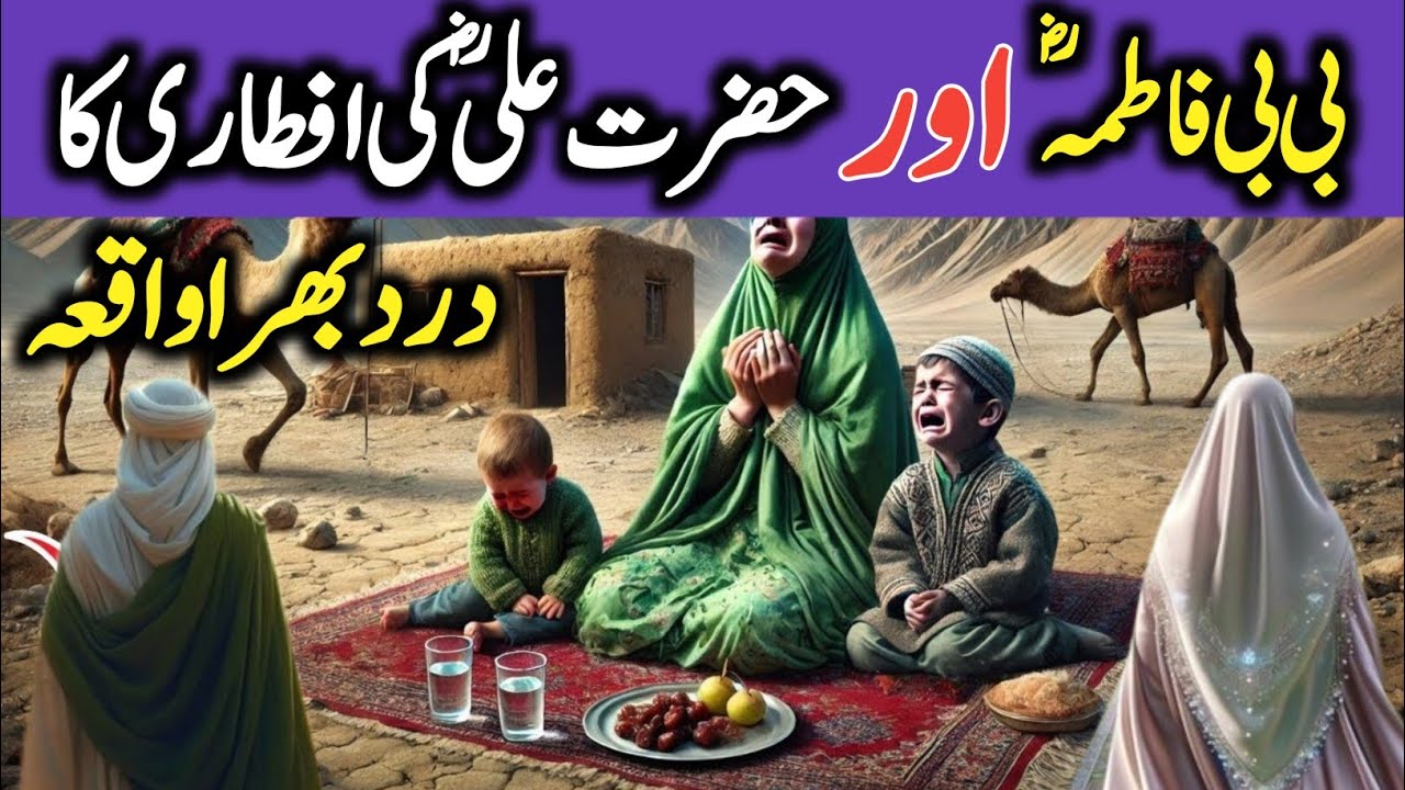 Bibi Fatima RA ke Roze ka Dardbhara waqia || Muhammad ﷺ aur bibi Fatima ki iftari || Islamic Stories