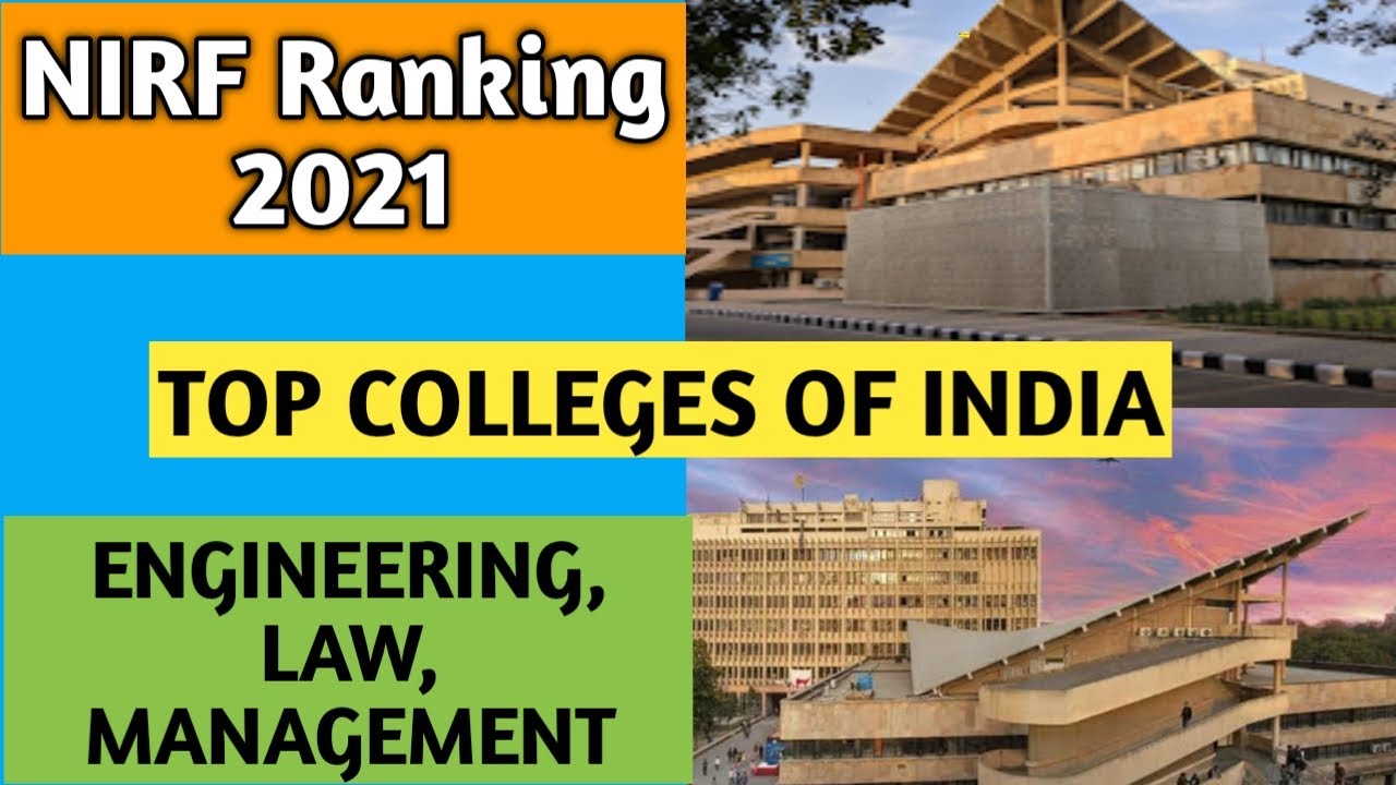 NIRF Ranking 2021 Top Colleges of India