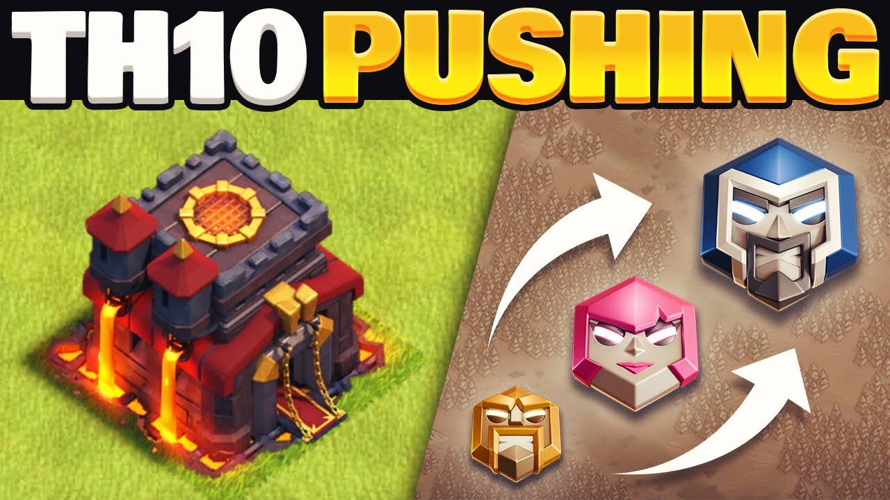 Best TH10 Trophy Pushing Armies | TH10 v TH11 & TH10 v TH12