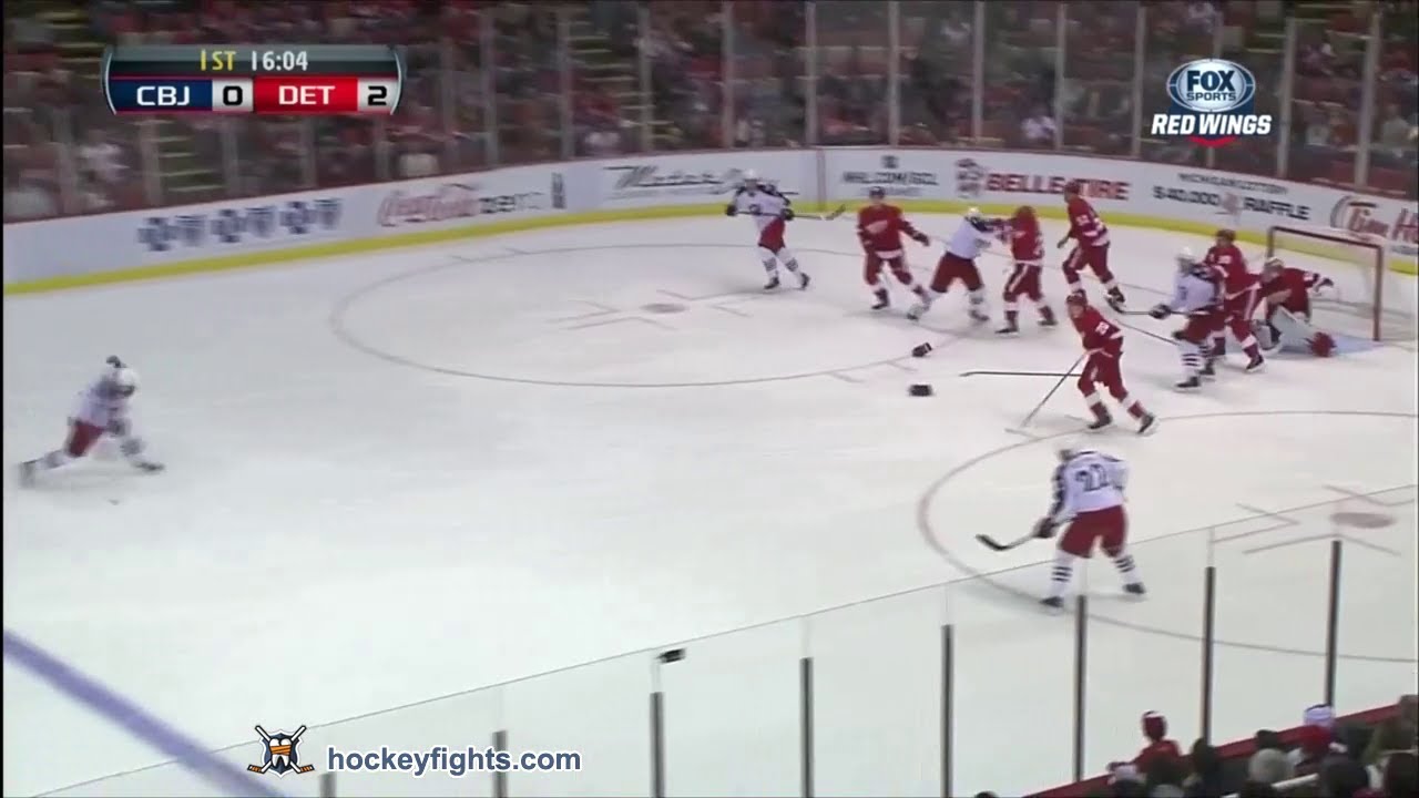 Derek Dorsett vs Jordin Tootoo Feb 21, 2013