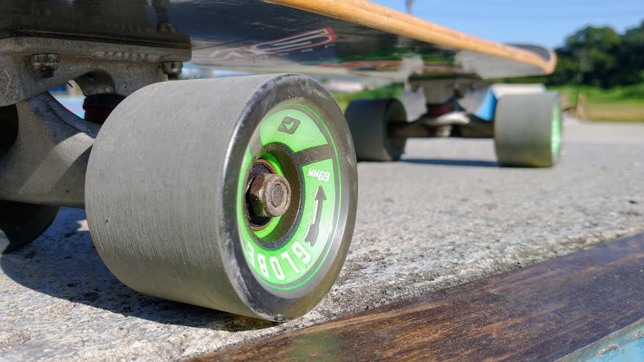 Skate Street com rodas de Longboard, ganhando mais estabilidade pra um quase idoso que foi precursor