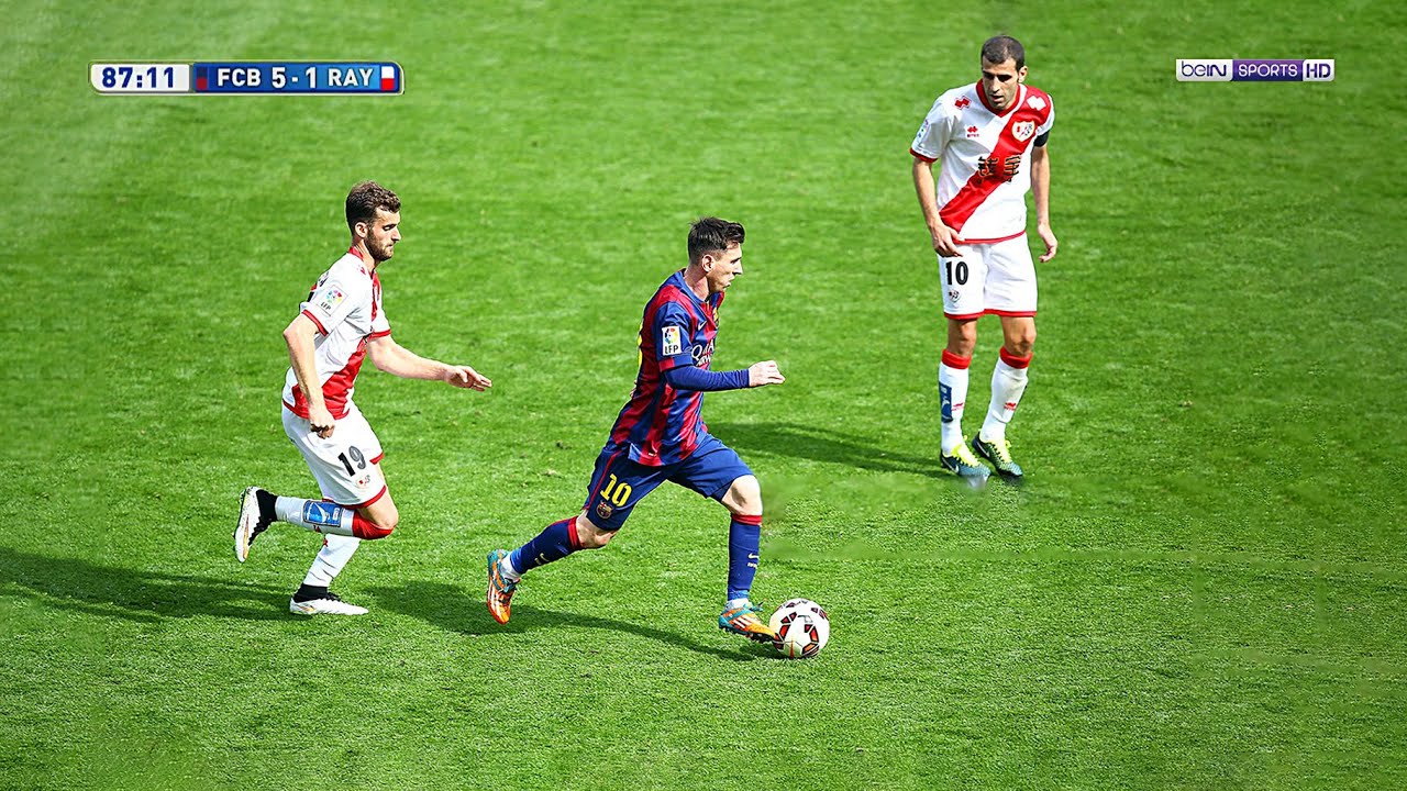 Messi HAT-TRICK vs Rayo Vallecano (Home) 2014-15 English Commentary HD 1080i