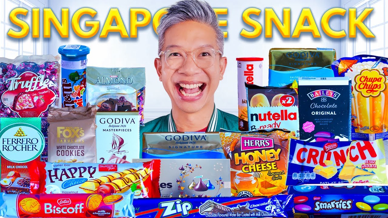 TRY SINGAPORE'S FOOD AND DRINK SNACKS!!