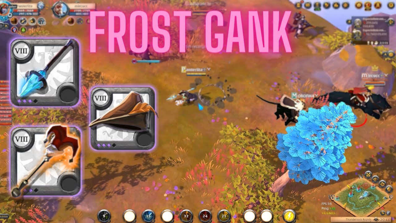 FROST GANK  in GROUP FIGHTS #3 | ALBION ONLINE #albiononline