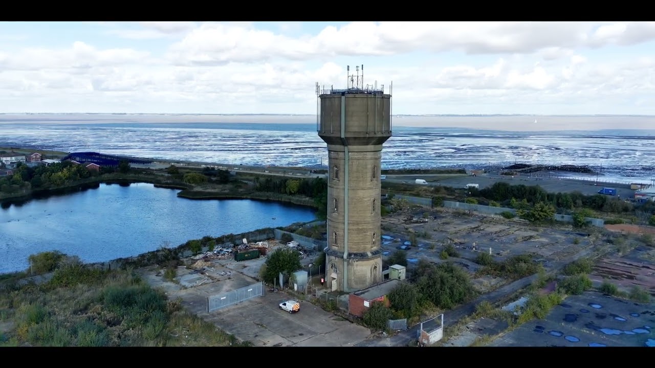 Cleethorpes-Chapmans Pond and Water Tower.
