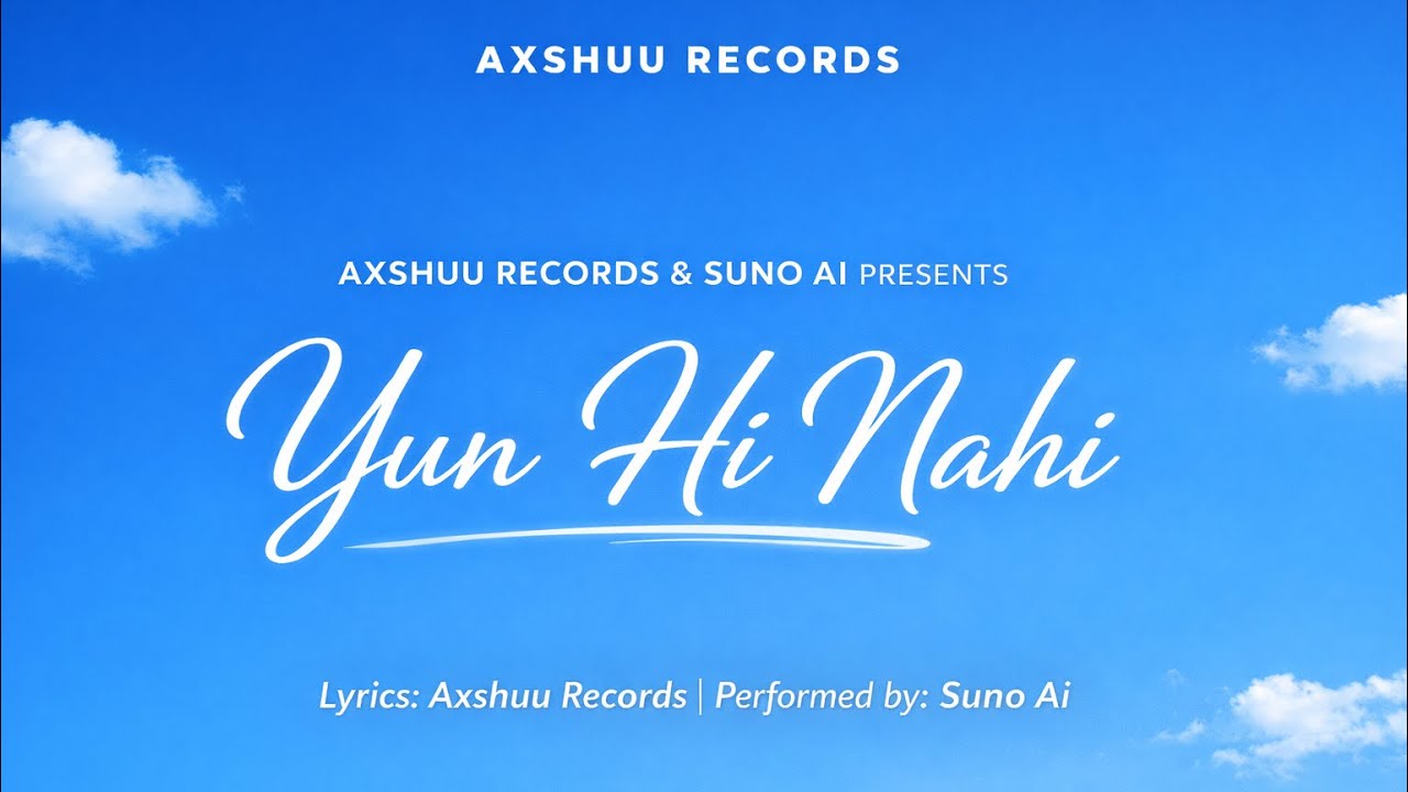 Yun Hi Nahi... ❤️ (Official Song) | Lyrics by Axshuu Records | Heart Touching Suno AI Voice ✨