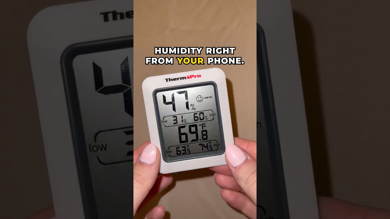 Amazon Home Finds - Bluetooth Hygrometer That Keeps Your Home Comfortable 🌡️✨